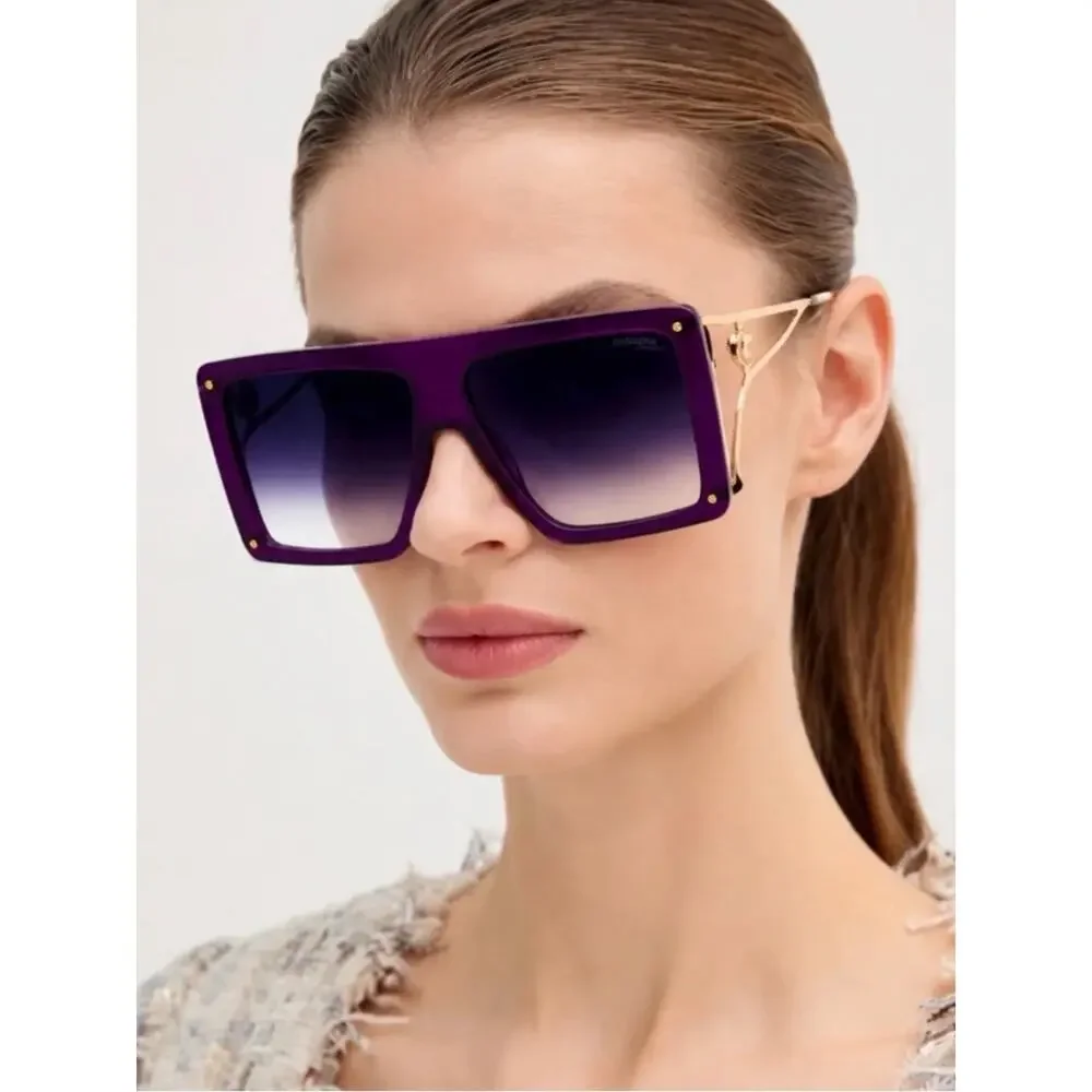 NEW!!! Carrera CAUNICA/SE 0B3VKM Purple Frame Sunglasses Authentic